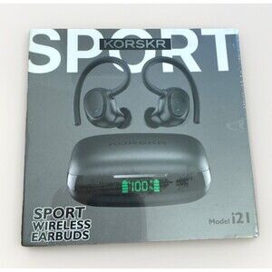 Korskr Sport Wireless Earbuds With Charging Case
